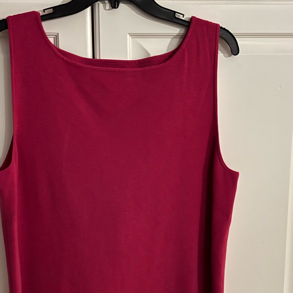 CHICO’S Silk blend tank top in‎ pink size XL(3).